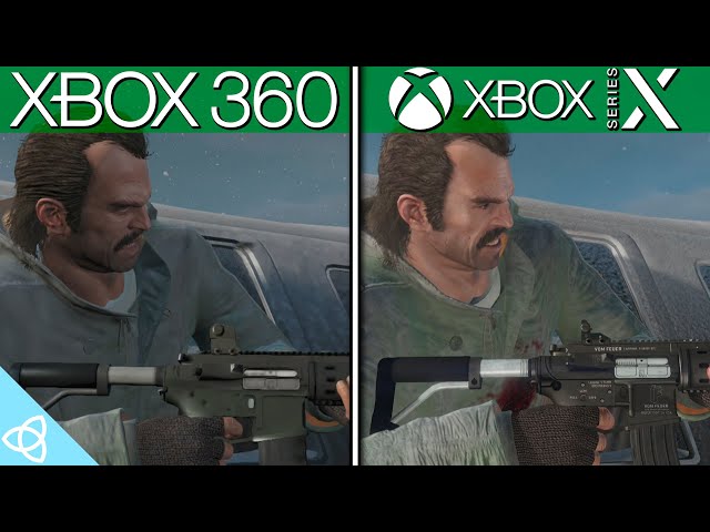 GTA 5 - Xbox 360 vs. Xbox Series X (Grand Theft Auto V) | Side by Side