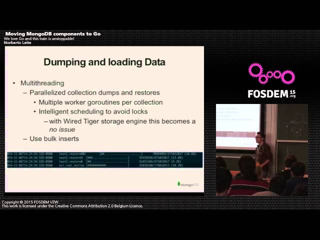 FOSDEM 2015 | Moving MongoDB components to Go with Norberto Leite