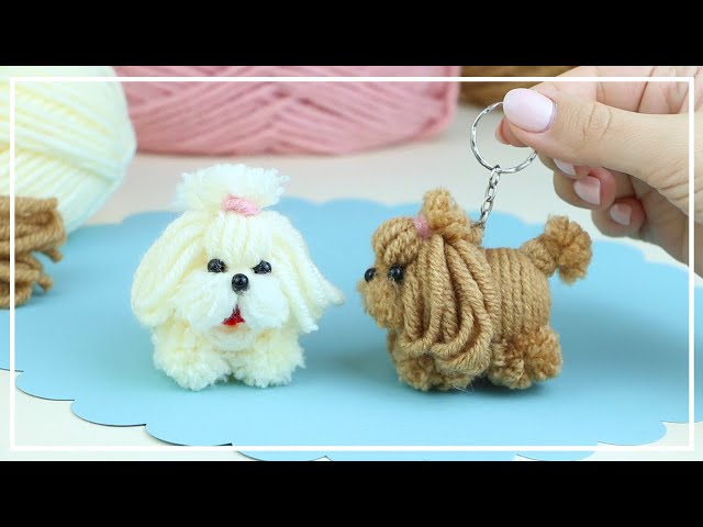 🐶🧶🐕 The Cutest Little Dog Easy Making 🌟 DIY NataliDoma