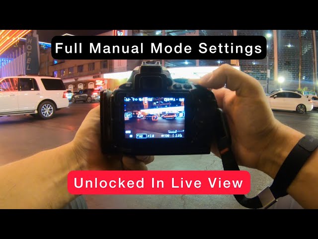 How To UNLOCK Full Manual Mode Settings In Live View For Nikon D5500/D5600