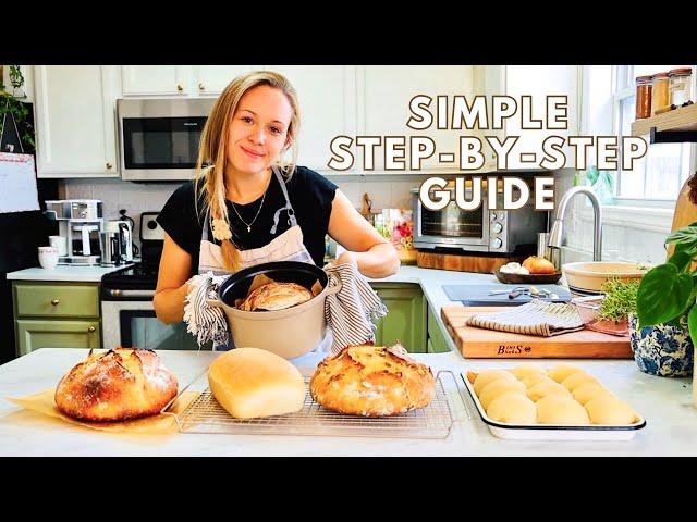 My Easy GUIDE To Making Foolproof SOURDOUGH BREADS | BAKE WITH ME