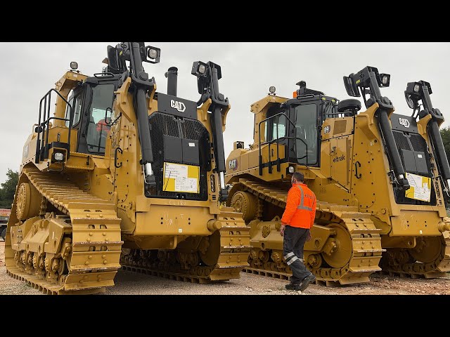 Receive & Transport A Brand New Caterpillar D9 Bulldozer From Eltrak To Papaioannou Group Facilities