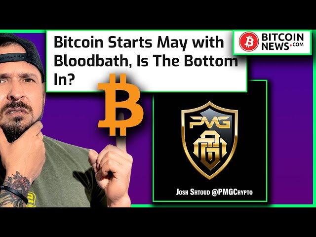 Bitcoin Starts May with Bloodbath, Is The Bottom In? Interview Josh Stroud @pmgcrypto