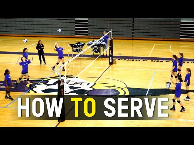Volleyball Serving Fundamentals - Coach Julie Torbett