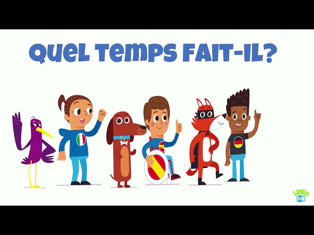 French weather song for kids! Learn Primary French!