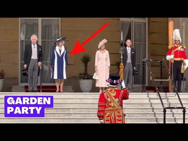 King Charles Hosts His First Garden Party As Monarch ￼at Buckingham Palace #kingcharles