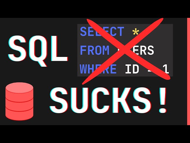 Why You SHOULDN'T Be Writing Raw SQL In 2023