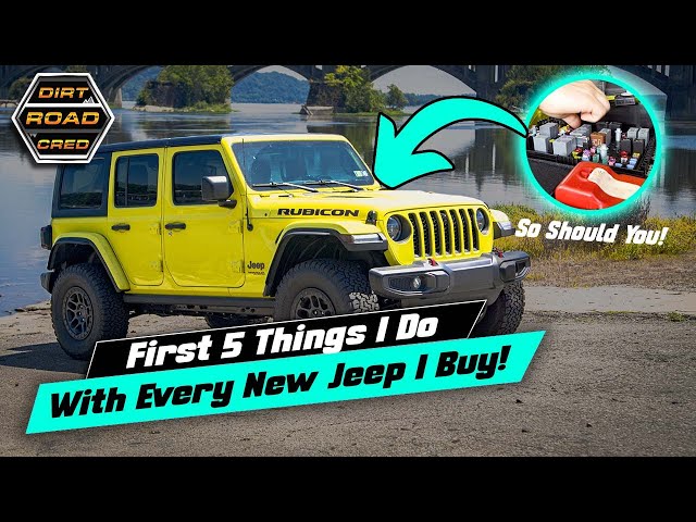 First 5 Things I Do With Every New Jeep I Buy!