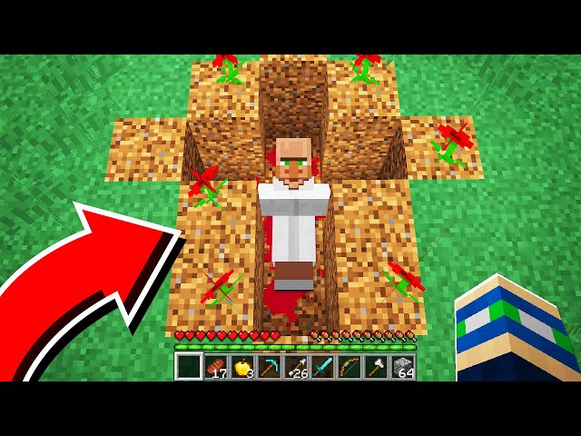 I Found a HIDDEN GRAVE in this Village in Minecraft... (EP16 Scary Survival 2)