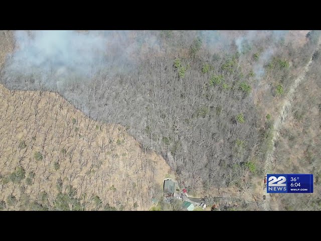 Around 12-15 acres burned in Northfield brush fire