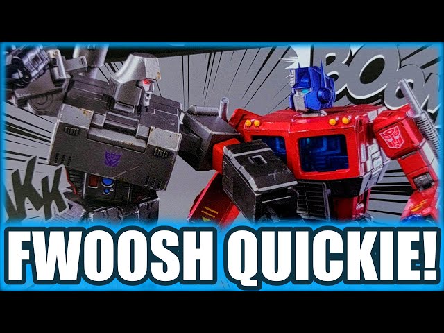 Quickie! Yolopark Transformers AMK Promo Series Generation 1 Megatron and Optimus Prime!