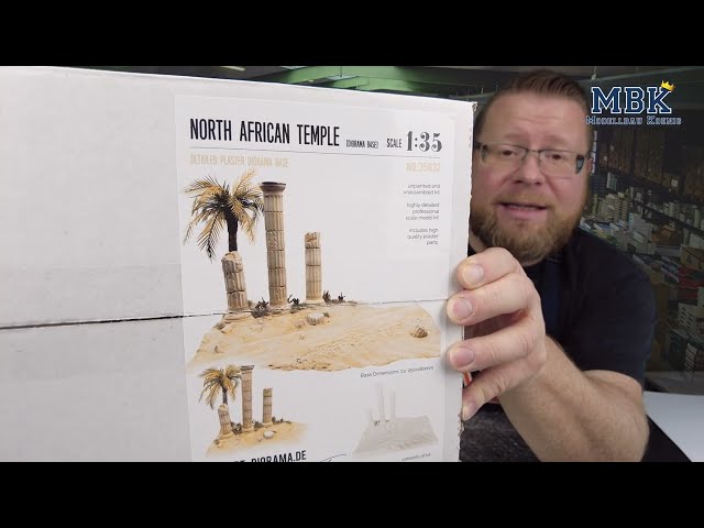 MBK unboxing #896 - 1:35 Diorama Base: North African Temple (RT-Diorama 35032)