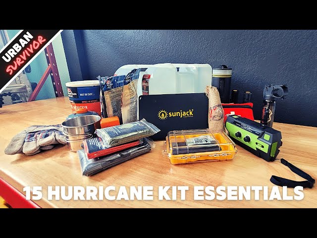 Hurricane Kit Must Haves 🌧️ 15 ESSENTIAL ITEMS for Hurricane Season!