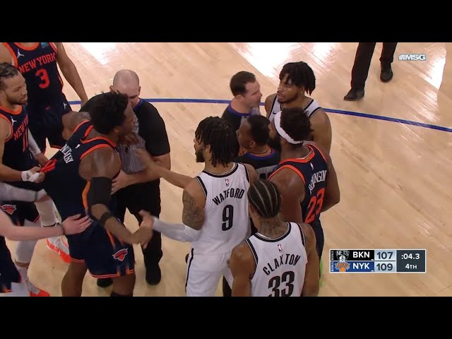 INSANE GAME! New York Knicks vs Brooklyn Nets Final Minutes ! 2023-24 NBA Season