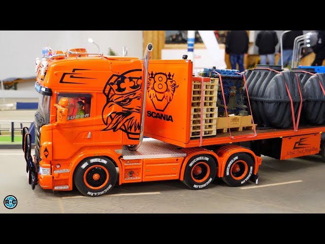 Wonderful R/C Trucks and forklift in Action - MTC Osnabrück