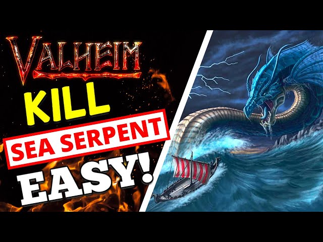 Valheim - How To Solo The Sea Serpent!