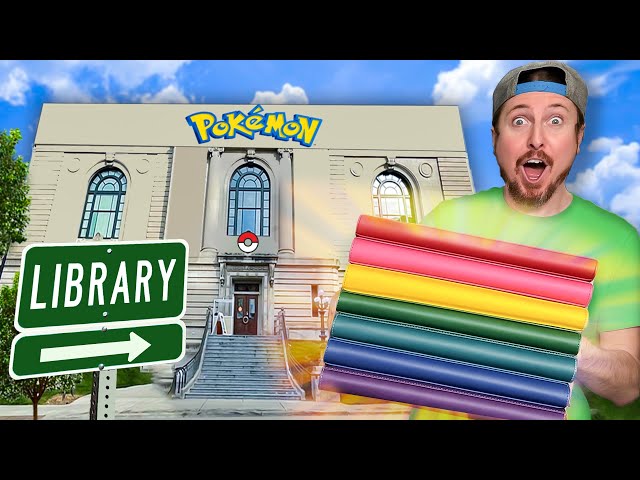I Built a REAL Pokemon Card Library!