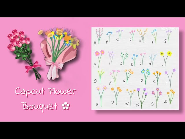 CAPCUT Çiçek Buketi Akımı | Capcut Flowers Bouquet Template Tutorial ( Tiktok Akımı )