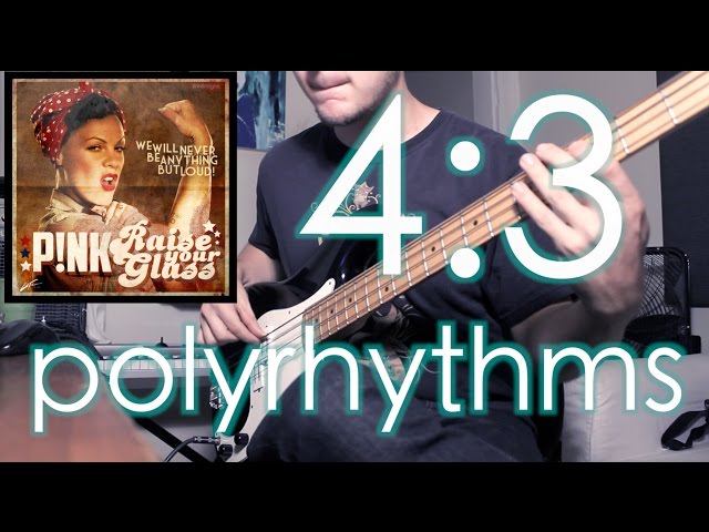 4:3 Polyrhythms (in top 40 pop music?!) [ AN's Bass Lessons #4 ]