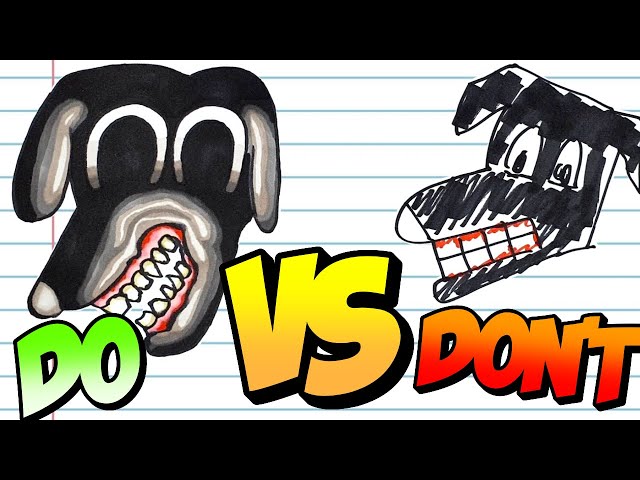 DOs & DON'Ts Drawing CARTOON DOG from Trevor's