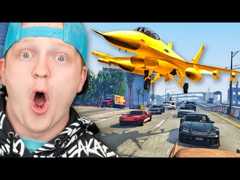 I Survived GTA with GOD Planes!