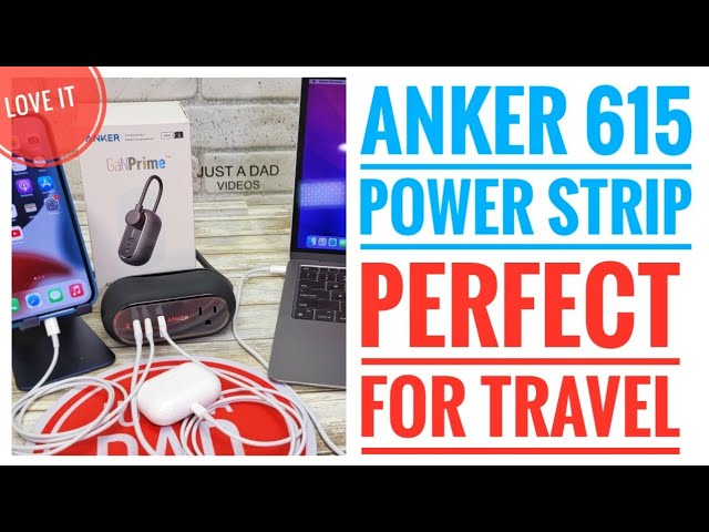 JUST RELEASED Anker 615 Power Strip   PERFECT FOR TRAVEL  Charge iPhone & MacBook Air / Pro