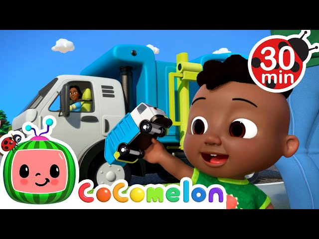 Wheels on the Recycling Truck | Cocomelon - Cody Time | Kids Cartoons & Nursery Rhyme | Moonbug Kids