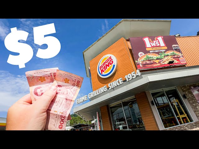 Burger King за $5 в Таиланде