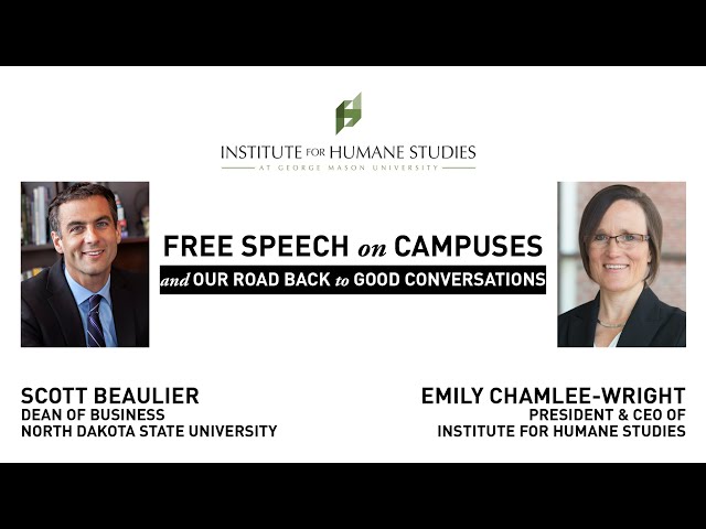 Emily Chamlee-Wright Discusses Free Speech and Civil Discourse at NDSU
