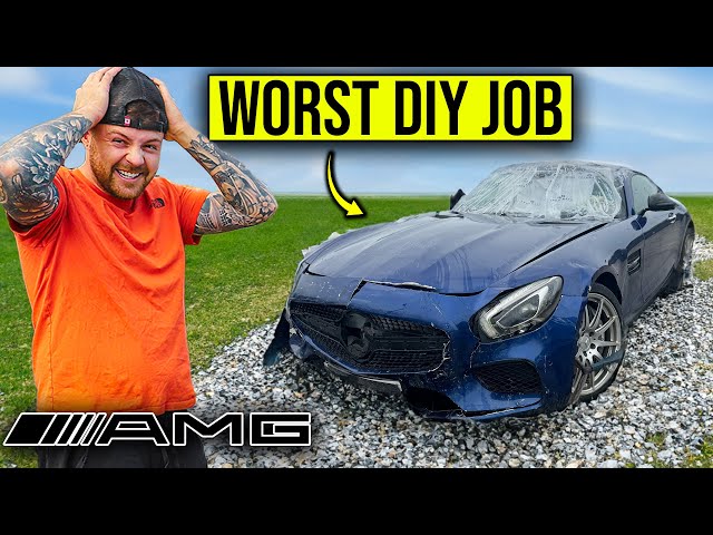 REBUILDING MY WRECKED MERCEDES AMG GT WITH A CUSTOM INTERIOR