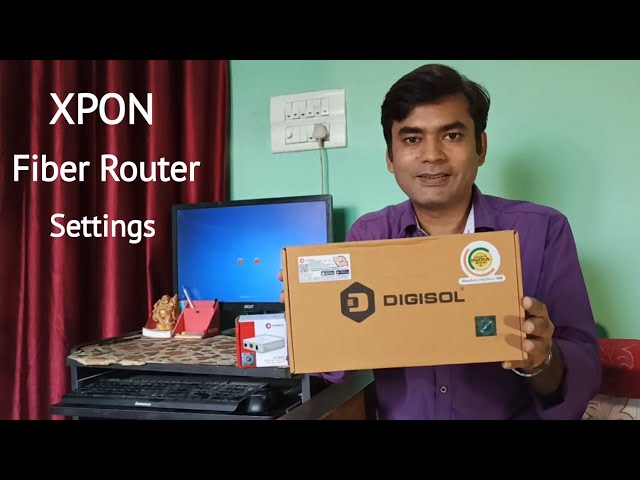 digisol router - fiber router settings - xpon onu router (tutorial)