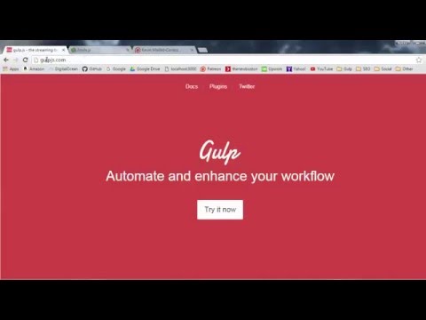 Gulp (Gulp.js) Tutorials for Beginners