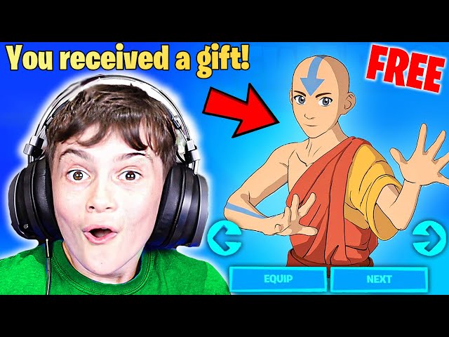 Gifting Little Bro *NEW* Avatar Battle Pass! (FREE)