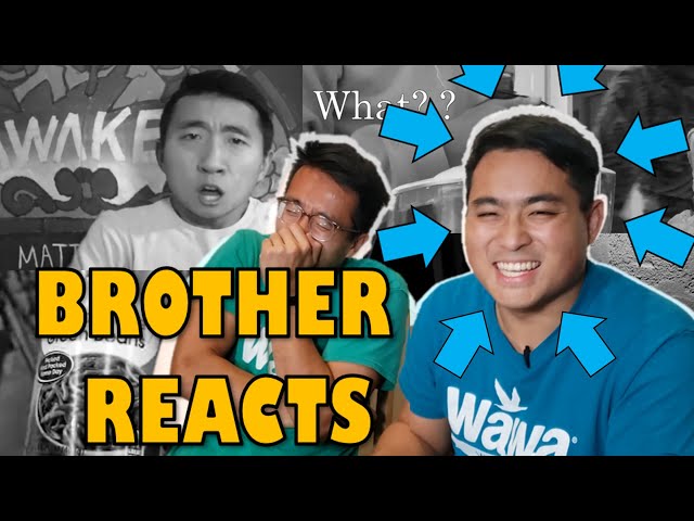 REACTING TO OLD VIDEOS WITH MY BROTHER COMPILATION