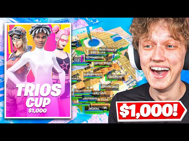 I Hosted a $1,000 TRIOS Tournament in Fortnite (Qualifiers)