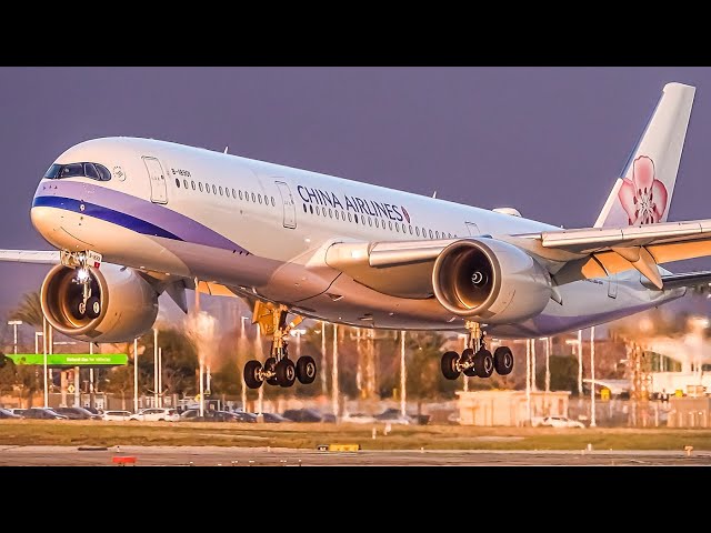 30 CLOSE UP TAKEOFFS and LANDINGS LOS ANGELES ONTARIO Airport Plane Spotting [ONT/KONT]