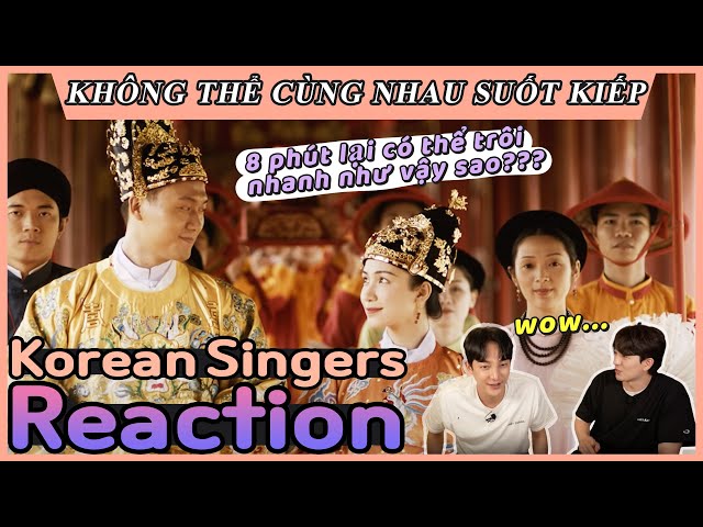 Korean singers🇰🇷 Reaction - 'KHÔNG THỂ CÙNG NHAU SUỐT KIẾP' - 'Hoà Minzy (ft. Mr.Siro)🇻🇳'