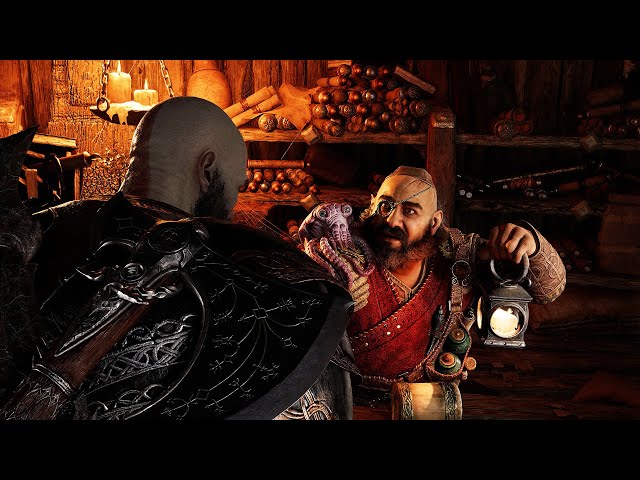 God of War Ragnarok - Durlin the Dwarven Rebel Remembers Faye with Kratos