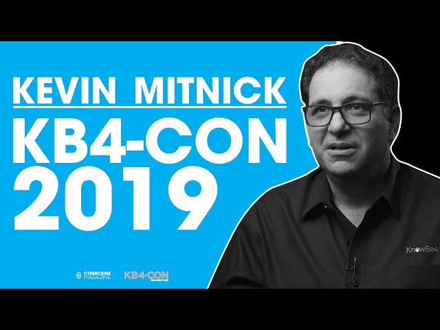 Cybercrime Magazine interviews Kevin Mitnick at KnowBe4's KB4-CON 2019 Conference