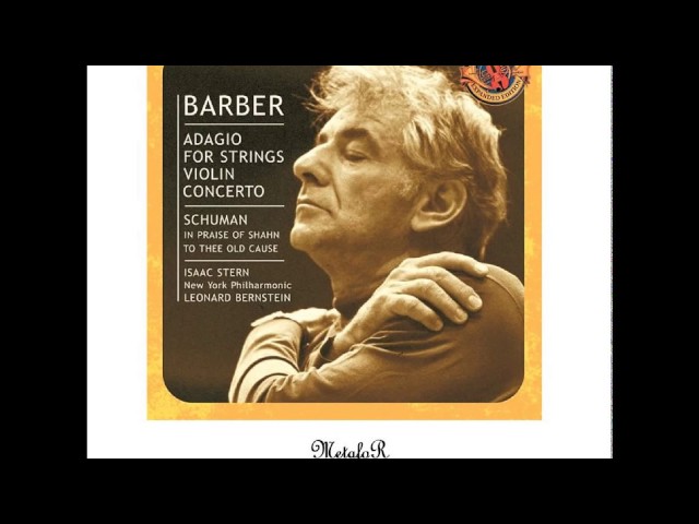 Leonard Bernstein (Samuel Barber) ‎– Adagio for Strings, Op. 11: Molto Adagio
