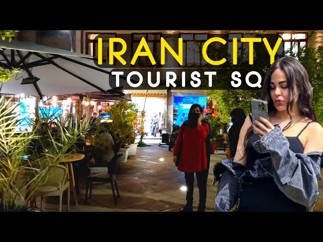 IRAN - Walking Iran Cities 2022 Shiraz Walking Street میدان توریستی شیراز