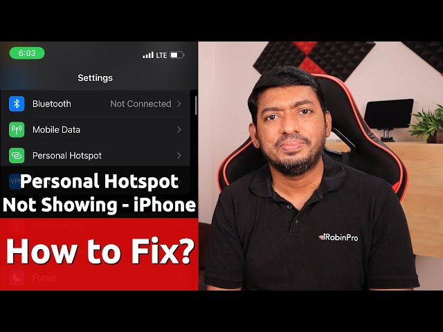 Personal Hotspot NOT SHOWING in iPhone 🔥 How to Fix?