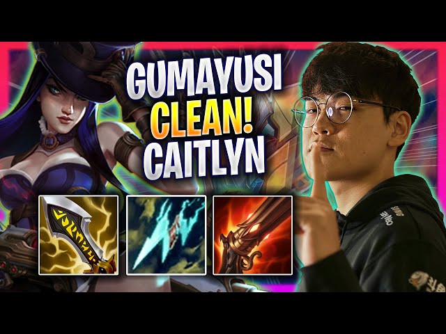 GUMAYUSI IS SUPER CLEAN WITH CAITLYN! - T1 Gumayusi Plays Caitlyn ADC vs Smolder! | Season 2024