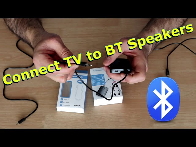 Connect non Bluetooth TV to Bluetooth speakers or headphones