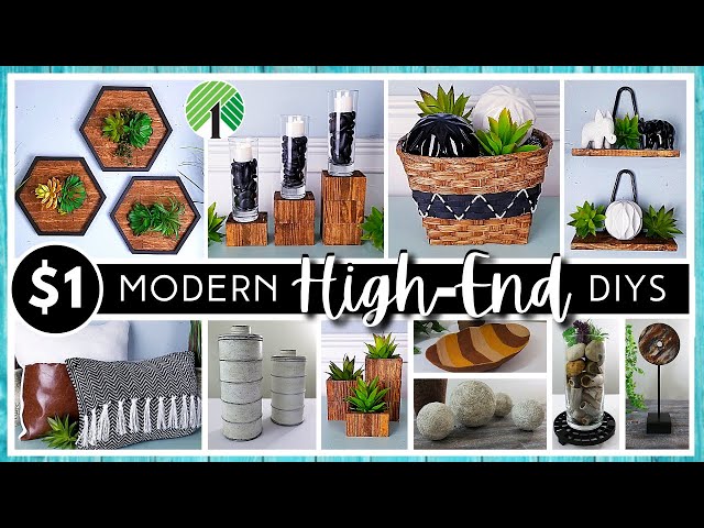*NEW* DOLLAR TREE DIY Home Decor | HIGH END LOOK with $1 Items | Modern Boho Style | Budget Friendly