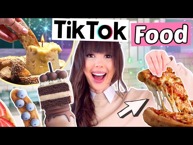 5 Tage nur TikTok Food erlaubt 🍕 gehypte Rezepte  | ViktoriaSarina