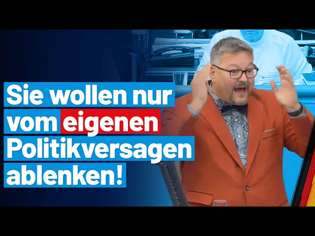 Sie wollen nur vom eigenen Politikversagen ablenken! - Stefan Keuter - AfD-Fraktion im Bundestag