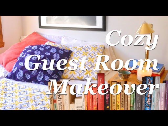 Mid-Century Modern Bedroom Makeover | old room to guest room *renter-friendly*