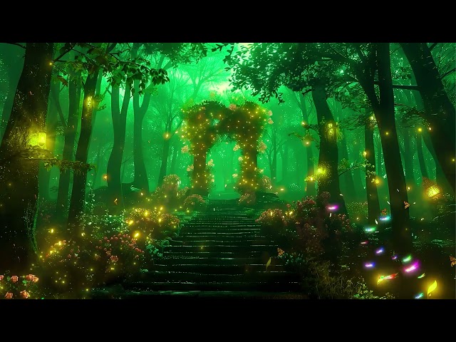 Magical Forest Music to Soothe Stress, Heal, and Promote Restful Sleep ,Relax ,Study, Rest & Enjoy
