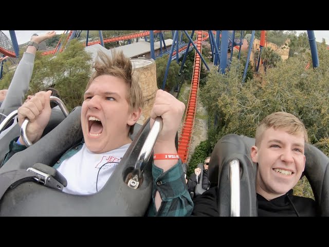 ULTIMATE First Rollercoaster REACTION **ALMOST CRIED**